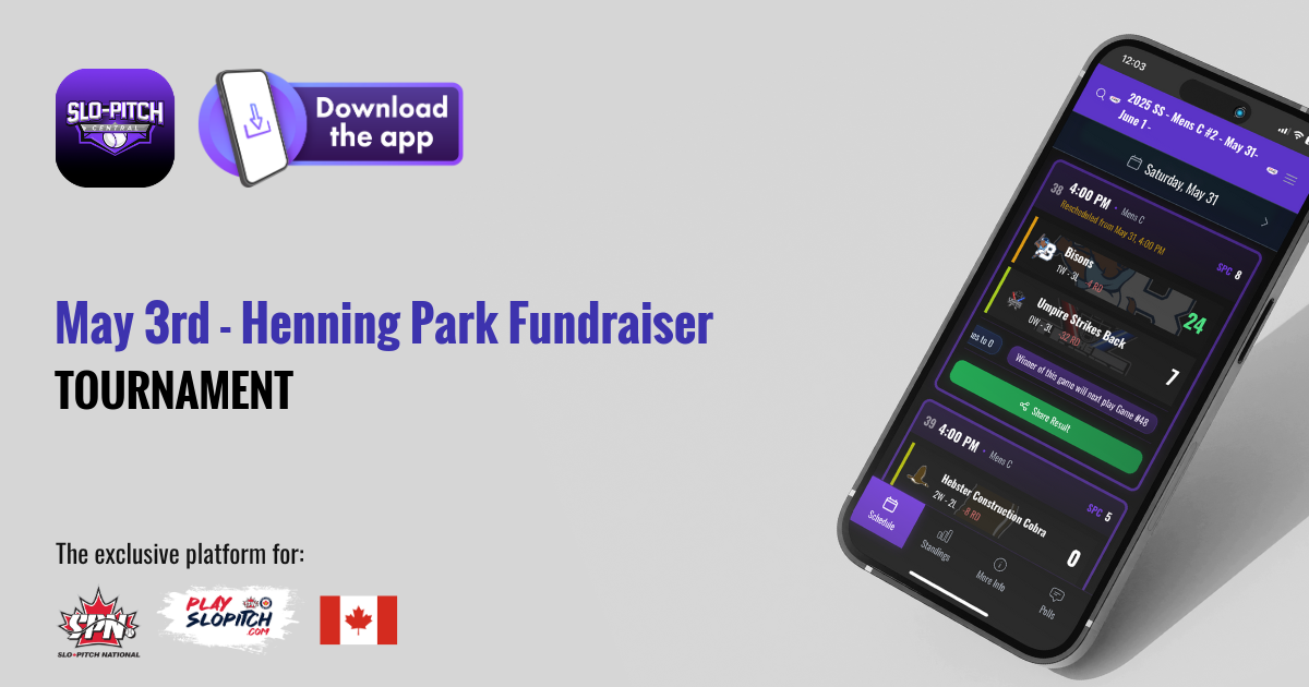 May 3rd - Henning Park Fundraiser