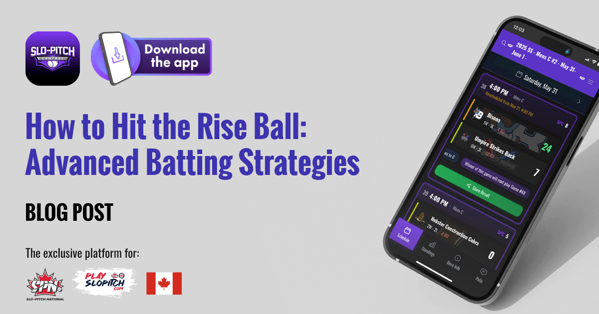 How to Hit the Rise Ball: Advanced Batting Strategies