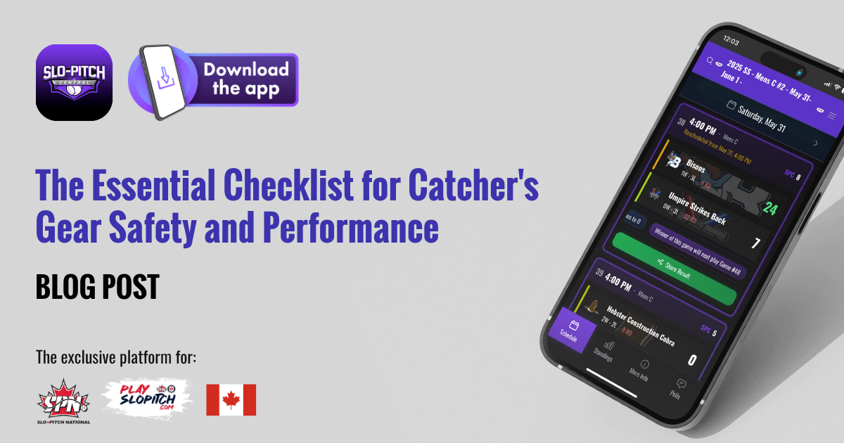 The Essential Checklist for Catcher's Gear Safety and Performance