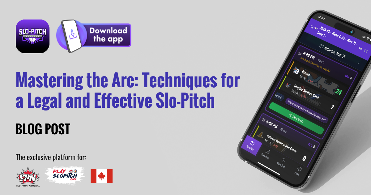 Mastering the Arc: Techniques for a Legal and Effective Slo-Pitch
